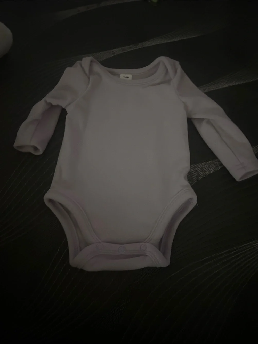 SHEIN Lavender Long-Sleeve Baby Bodysuit